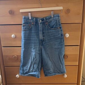 Levi's Blue Denim Shorts